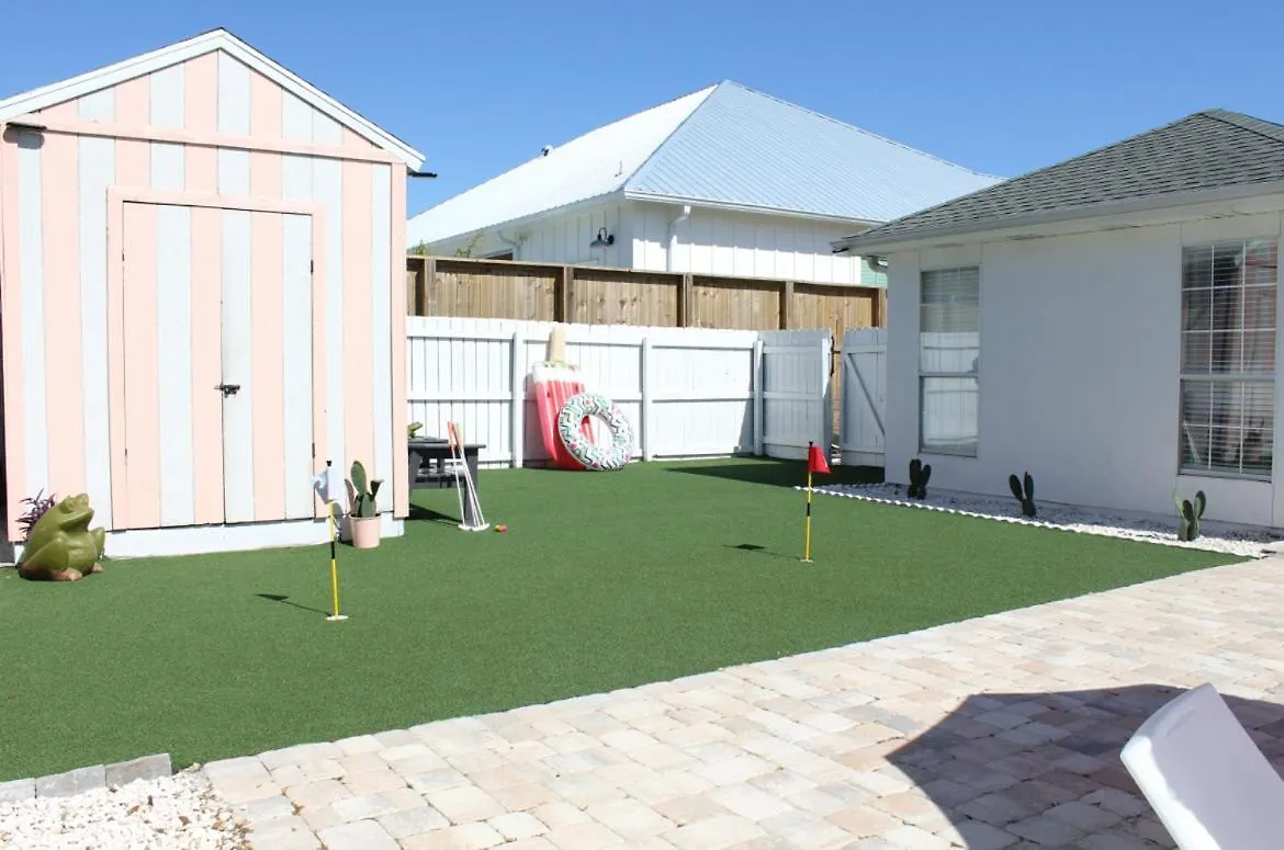 Tatil Evi Steps To The Beach & Close To 30A! Private Pool With Sundeck & Putt Putt Golf! Panama City Beach ABD